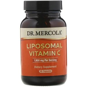 Dr. Mercola, Liposomal Vitamin C, 1.000 mg, 60 Kapseln