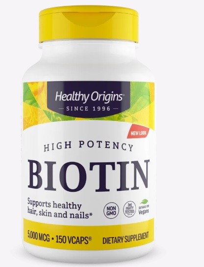 Healthy Origins Biotin (5,000mcg) 150 vcaps