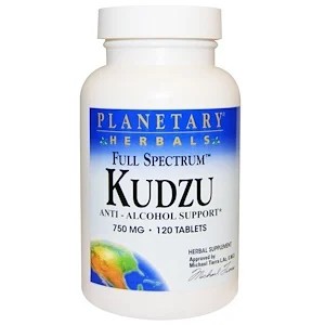 Planetary Herbals, Vollsprektrum-Kudzu, 750 mg, 120 Tabletten