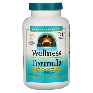 Source Naturals, Wellness-Formel, tägliche Immununterstützung, 240 Kapseln