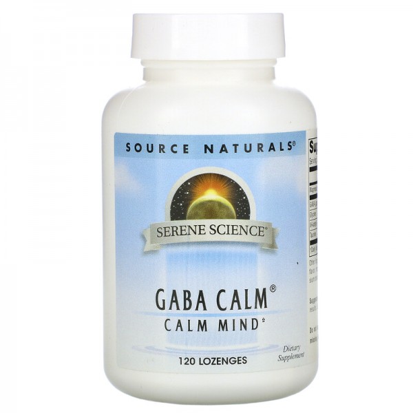 Source Naturals, GABA Calm, 120 Lutschtabletten