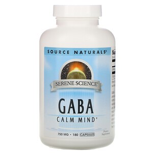 GABA Calm Mind, 750 mg, 180 Kapseln